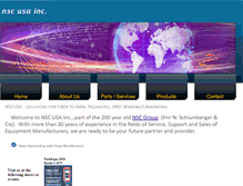 Tablet Screenshot of nscusa.com